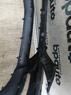 BA000058; Бампер передний, AMG; под паркт.; под омыват. (A2048807847) для Mercedes-Benz C-klasse III рест. (W204) (2011-2015)/БУ; Оригинал; Р1, Мелкий дефект; 