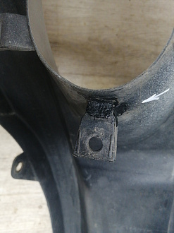 BA000180; Бампер передний; без паркт.; под омыват. (52119-05190) для Toyota Avensis/БУ; Оригинал; Р1, Мелкий дефект; 