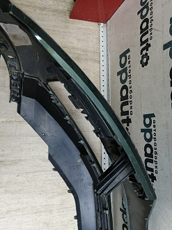 AA046162; Бампер передний; без паркт.; под омыват. (562 807 221) для Skoda Kodiaq I (2016- 2021)/БУ; Оригинал; Р1, Мелкий дефект; 