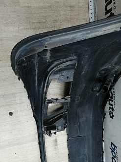 AA045691; Бампер передний; без паркт.; под омыват. (1T0 807 221 M) для Volkswagen Touran II (2010-2015)/БУ; Оригинал; Р1, Мелкий дефект; 