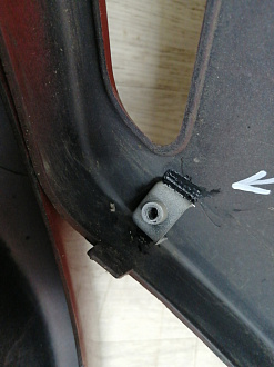 AA045847; Бампер передний; без паркт.; без омыват. (86511-4Y000) для Kia Rio/БУ; Оригинал; Р1, Мелкий дефект; 