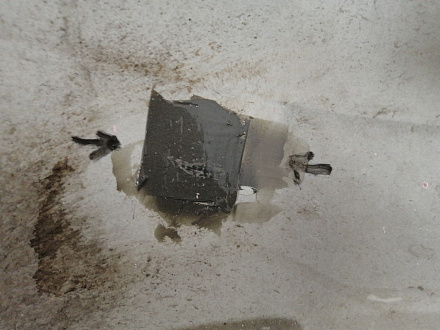 AA043864; Бампер задний; без паркт. (BS71-F17906-A) для Ford Mondeo Sedan IV рест. (2010- 2014)/БУ; Оригинал; Р1, Мелкий дефект; 