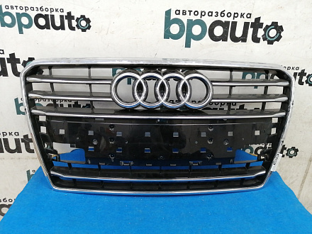 AA027396; Решетка радиатора (4G8 853 651) для Audi A7 I Sportback (2010-2014)/БУ; Оригинал; Р2, Удовлетворительное; 