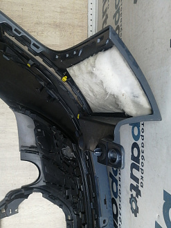 AA046014; Бампер задний; под паркт. (J8A2-17A958-AB) для Land Rover Range Rover Velar L560 (2017 - 2023)/БУ; Оригинал; Р1, Мелкий дефект; 