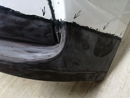 BA000269; Бампер передний; под паркт.; без омыват. (52119-33A30) для Lexus ES VI рест. (2015 - 2018)/БУ; Оригинал; Р2, Удовлетворительное; 