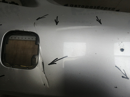 AA045988; Бампер передний; без паркт.; под омыват. (52119-12C70) для Toyota Corolla 150 рест. (2010-2013)/БУ; Оригинал; Р2, Удовлетворительное; 