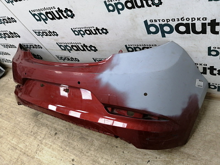 AA014680; Бампер задний; под паркт. (86611-4L700) для Hyundai Solaris I рест. HB (2014- 2016)/БУ; Оригинал; Р2, Удовлетворительное; 
