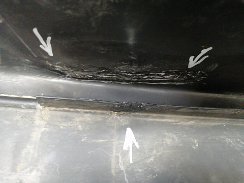 Фотография детали AA033653; Бампер задний; под паркт. (08662757) для Volvo S80 I рест. (2003-2006)/БУ; Оригинал; Р1, Мелкий дефект; . Фото номер 26