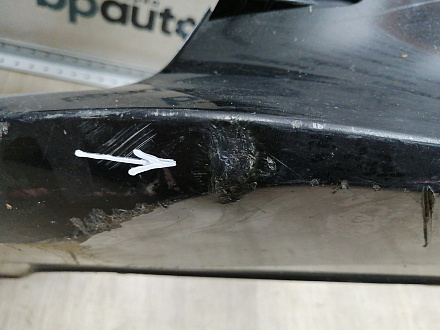 BA000172; Бампер передний; под паркт.; под омыват. (4G0 807 437) для Audi A6 C7/БУ; Оригинал; Р1, Мелкий дефект; 