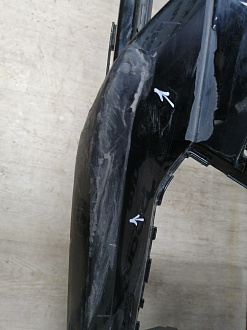 BA000176; Бампер передний, S-line; под паркт.; под омыват. (4G0 807 437 AB) для Audi A6 IV (C7) рест. Sedan (2014-2018)/БУ; Оригинал; Р1, Мелкий дефект; 