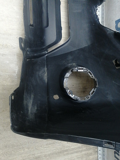 AA045965; Бампер передний; под паркт.; под омыват. (52119-60G50) для Toyota Land Cruiser Prado 150 рест. (2013 — 2017)/БУ; Оригинал; Р1, Мелкий дефект; 