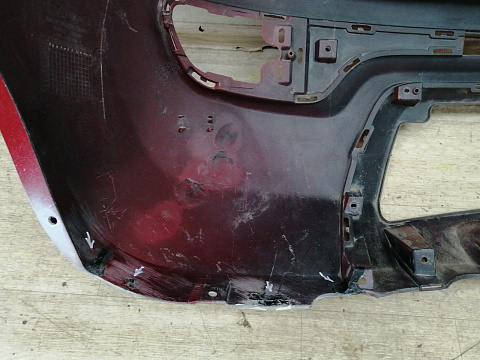 Фотография детали AA033596; Бампер задний; без паркт. (86611-2K500) для Kia Soul I рест. (2011- 2014)/БУ; Оригинал; Р1, Мелкий дефект; . Фото номер 18