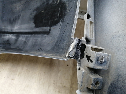 AA045898; Бампер передний; под паркт.; под омыват. (52119-78010) для Lexus NX (2014-2017)/БУ; Оригинал; Р1, Мелкий дефект; 