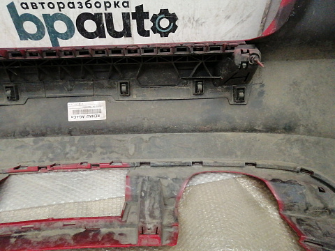Фотография детали AA044245; Бампер задний; без паркт. (8P4 807 511) для Audi A3 II (8P) рест. 2 Sportback 5D (2008-2013)/БУ; Оригинал; Р0, Хорошее; (LY3J) Красный. Фото номер 13