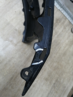 BA000228; Бампер передний; под паркт.; под омыват. (5G0807221) для Volkswagen Golf/БУ; Оригинал; Р1, Мелкий дефект; 