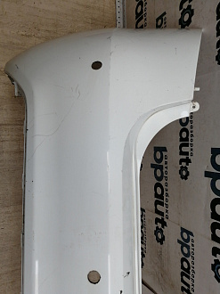 AA046121; Бампер задний; под паркт. (86611-4Y000) для Kia Rio III Sedan (2011- 2015)/БУ; Оригинал; Р1, Мелкий дефект; 