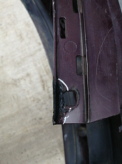 AA045565; Бампер передний; под паркт.; под омыват. (51117033694) для BMW 5 серия Е60 Е61/БУ; Оригинал; Р2, Удовлетворительное; 