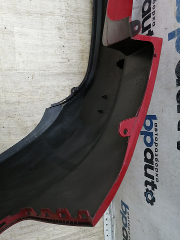 Фотография детали AA046244; Бампер задний; без паркт. (86611-1M000) для Kia Cerato II (2009-2013)/БУ; Оригинал; Р1, Мелкий дефект; . Фото номер 12