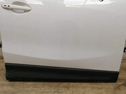 AA037053; Дверь передняя правая (KD53-58010) для Mazda CX-5/БУ; Оригинал; Р0, Хорошее; (34K) Белый перламутр
