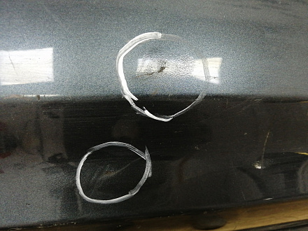 AA029759; Бампер задний; без паркт. (EH44-50221) для Mazda CX-7 I рест. (2009-2012)/БУ; Оригинал; Р1, Мелкий дефект; 