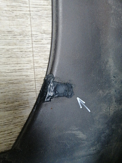 AA045598; Бампер передний; под паркт.; под омыват. (8K0 807 437 AC) для Audi A4 B8/БУ; Оригинал; Р1, Мелкий дефект; 