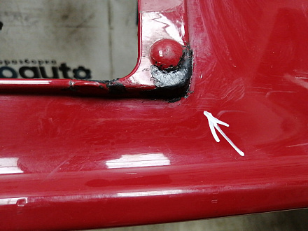 AA045678; Бампер передний; без паркт.; без омыват. (52119-02680) для Toyota Auris I (2007- 2010)/БУ; Оригинал; Р1, Мелкий дефект; 