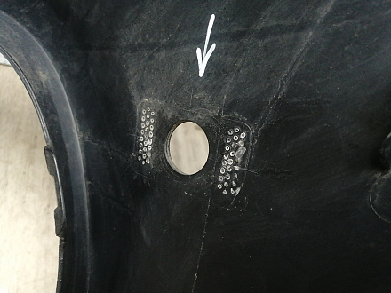 AA045783; Бампер передний; под паркт.; без омыват. (A1668851800) для Mercedes-Benz GLS-klasse I (X166) (2015-2019)/БУ; Оригинал; Р1, Мелкий дефект; 