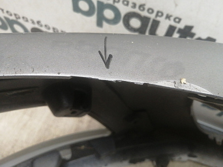 AA044456; Бампер передний; без паркт.; под омыват. (9674576177) для Peugeot 308 I рест. (2011-2015)/БУ; Оригинал; Р1, Мелкий дефект; 