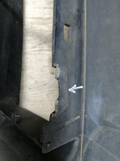 AA045297; Бампер передний; под паркт.; под омыват. (51117033694) для BMW 5 серия Е60 Е61/БУ; Оригинал; Р2, Удовлетворительное; 