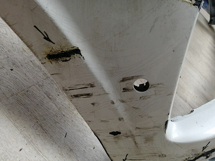 AA046138; Бампер передний, AMG; под паркт.; под омыват. (A1668856425) для Mercedes-Benz GL-klasse II (X166) (2012-2016)/БУ; Оригинал; Р2, Удовлетворительное; 