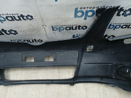 BA000188; Бампер передний; без паркт.; под омыват. (52119-05190) для Toyota Avensis/БУ; Оригинал; Р1, Мелкий дефект; 