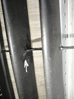 AA045277; Решетка переднего бампера (GHP9-501T1) для Mazda 6 III (GJ) (2012-2015)/БУ; Оригинал; Р1, Мелкий дефект; 