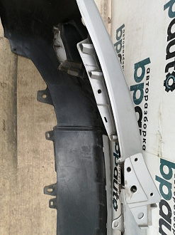 AA037479; Бампер передний; под паркт.; под омыват. (52119-60E01) для Toyota Land Cruiser Prado 150 (2010 — 2013)/БУ; Оригинал; Р1, Мелкий дефект; 