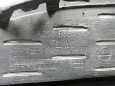 AA044326; Решетка переднего бампера правая, AMG; под паркт. (A2138859004) для Mercedes-Benz E-klasse W213 S213/БУ; Оригинал; Р1, Мелкий дефект; 