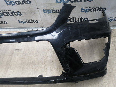 AA045782; Бампер передний, AMG; под паркт.; под омыват. (A1668854425) для Mercedes-Benz M-klasse III (W166) (2011-2015)/БУ; Оригинал; Р1, Мелкий дефект; 