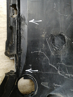 AA045250; Бампер задний; без паркт. (86611-2B700) для Hyundai Santa Fe II рест. (2010-2012)/БУ; Оригинал; Р2, Удовлетворительное; 