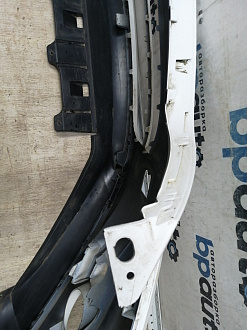 AA045474; Бампер передний, Sport-Style; без паркт.; под омыват. (5N0807221) для Volkswagen Tiguan I (2007- 2011)/БУ; Оригинал; Р1, Мелкий дефект; 