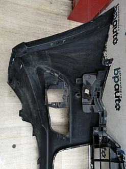 AA045631; Бампер передний; под паркт.; под омыват. (4G0 807 437) для Audi A6 C7/БУ; Оригинал; Р1, Мелкий дефект; 