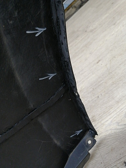 AA044922; Бампер задний; без паркт. (86611-2B700) для Hyundai Santa Fe II рест. (2010-2012)/БУ; Оригинал; Р2, Удовлетворительное; 