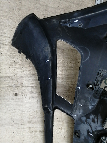 Фотография детали BA000088; Бампер передний AMG; под паркт.; под омыват. (A2128853525) для Mercedes-Benz E-klasse W212 S212/БУ; Оригинал; Р2, Удовлетворительное; . Фото номер 29