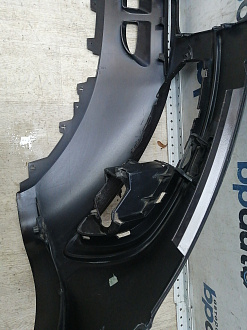 BA000256; Бампер передний, S-line; без паркт.; под омыват. (8R0 807 437 AC) для Audi Q5 I рест. (2012-2017)/БУ; Оригинал; Р1, Мелкий дефект; 