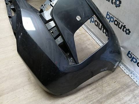 Фотография детали AA044842; Бампер передний; под паркт.; под омыват. (6400J511ZZ) для Mitsubishi Pajero Sport III рест. (2019-н.в.)/БУ; Оригинал; Р1, Мелкий дефект; . Фото номер 2