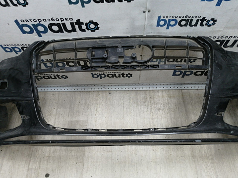 Фотография детали BA000174; Бампер передний, S-line; под паркт.; под омыват. (4G0 807 437 C) для Audi A6 C7/БУ; Оригинал; Р1, Мелкий дефект; . Фото номер 4