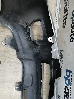 AA045331; Бампер передний; под паркт.; под омыват. (52119-60J00) для Toyota Land Cruiser 200 рест. (2012 — 2015)/БУ; Оригинал; Р1, Мелкий дефект; 
