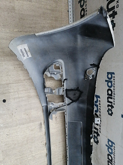 BA000246; Бампер передний; без паркт.; под омыват. (5M0807221N) для Volkswagen Golf Plus II (2009-2014)/БУ; Оригинал; Р2, Удовлетворительное; 