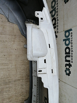 AA044363; Бампер передний; под паркт.; без омыват. (8A61-17K819) для Ford Fiesta VI (2008-2013)/БУ; Оригинал; Р1, Мелкий дефект; 