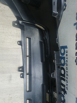 AA045965; Бампер передний; под паркт.; под омыват. (52119-60G50) для Toyota Land Cruiser Prado 150 рест. (2013 — 2017)/БУ; Оригинал; Р1, Мелкий дефект; 