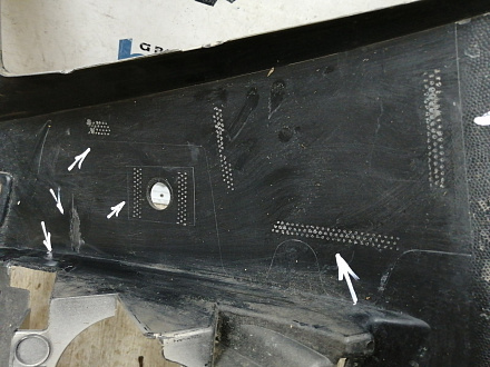 AA045435; Бампер передний; под паркт.; под омыват. (20845711) для Cadillac SRX/БУ; Оригинал; Р1, Мелкий дефект; 