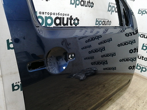 Фотография детали AA014727; Дверь передняя правая (80100-EB330) для Nissan Pathfinder/БУ; Оригинал; Р0, Хорошее; BW9, Темно-синий перламутр. Фото номер 3