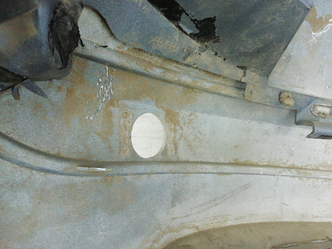 Фотография детали AA001758; Бампер передний; под паркт.; без омыват. (A1698885025) для Mercedes-Benz A-klasse II (W169) (2004-2008)/БУ; Оригинал; Р1, Мелкий дефект; . Фото номер 7